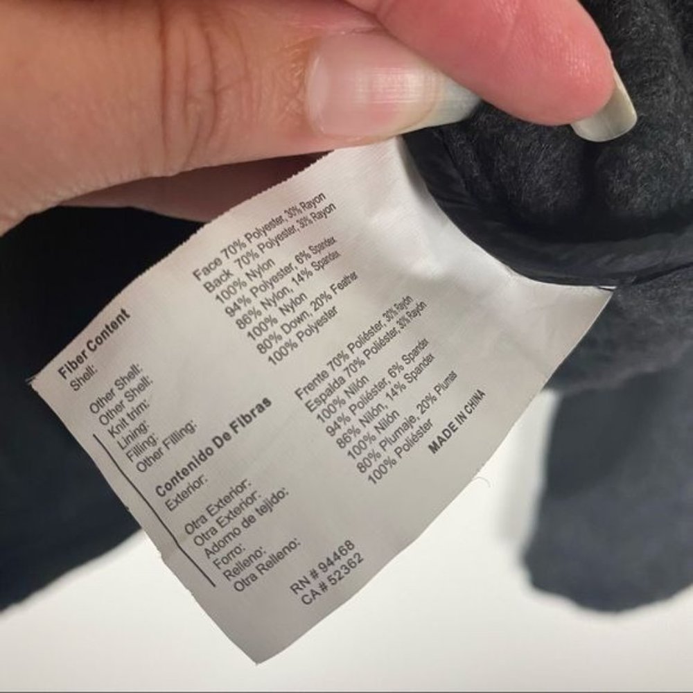 Halifax Traders Mixed Media Front Zip Jacket With… - image 5